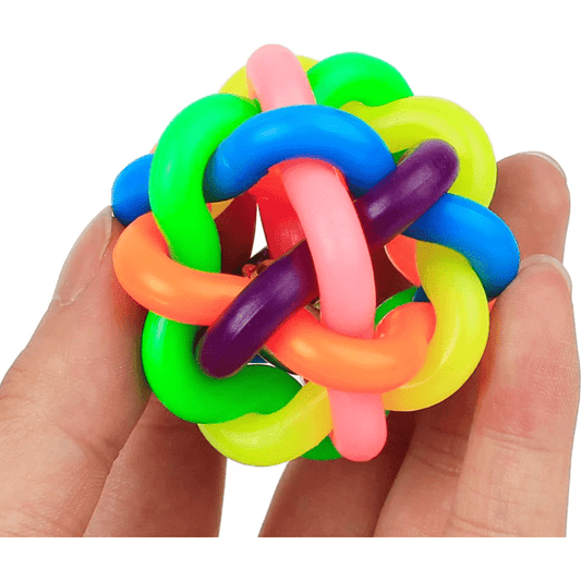 Colorful Rubber Training Chew Ball for Cats and Dogs