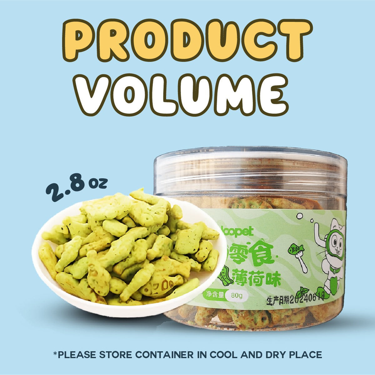 Cookeys Cat Dental Treats for Healthy Teeth with Catnip 80Grams