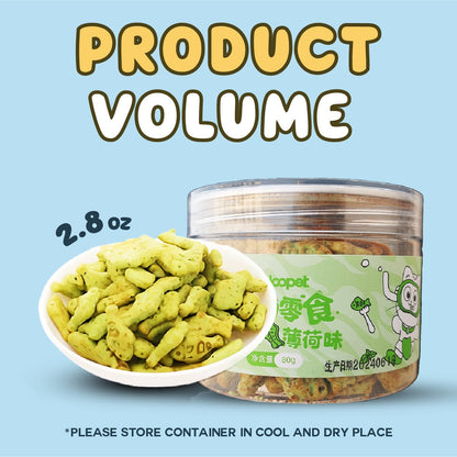 Cookeys Cat Dental Treats for Healthy Teeth with Catnip 80Grams