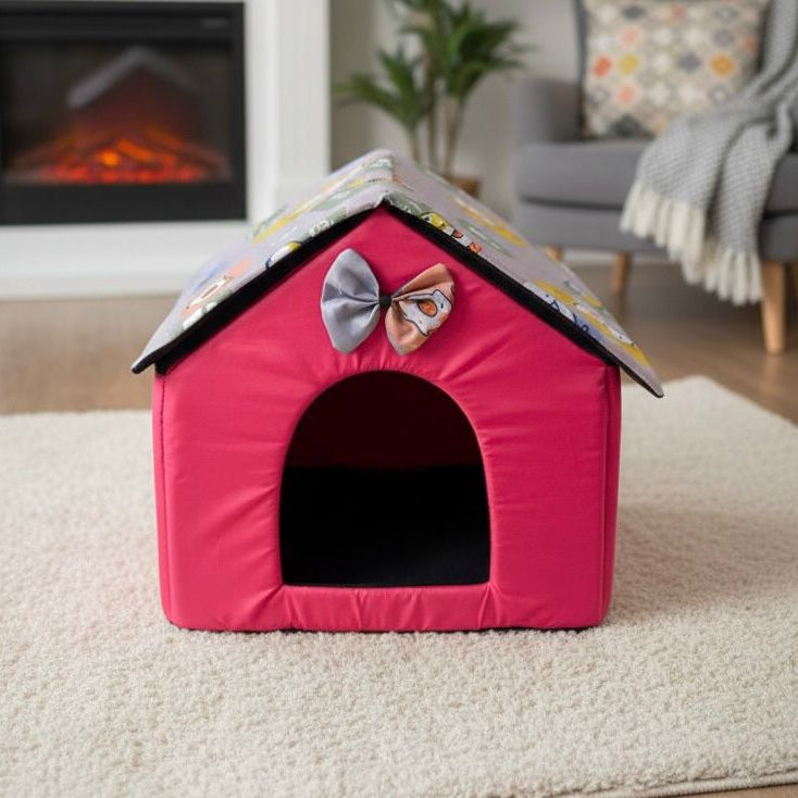 Cozy Cat Bow House