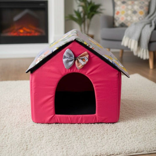 Cozy Cat Bow House