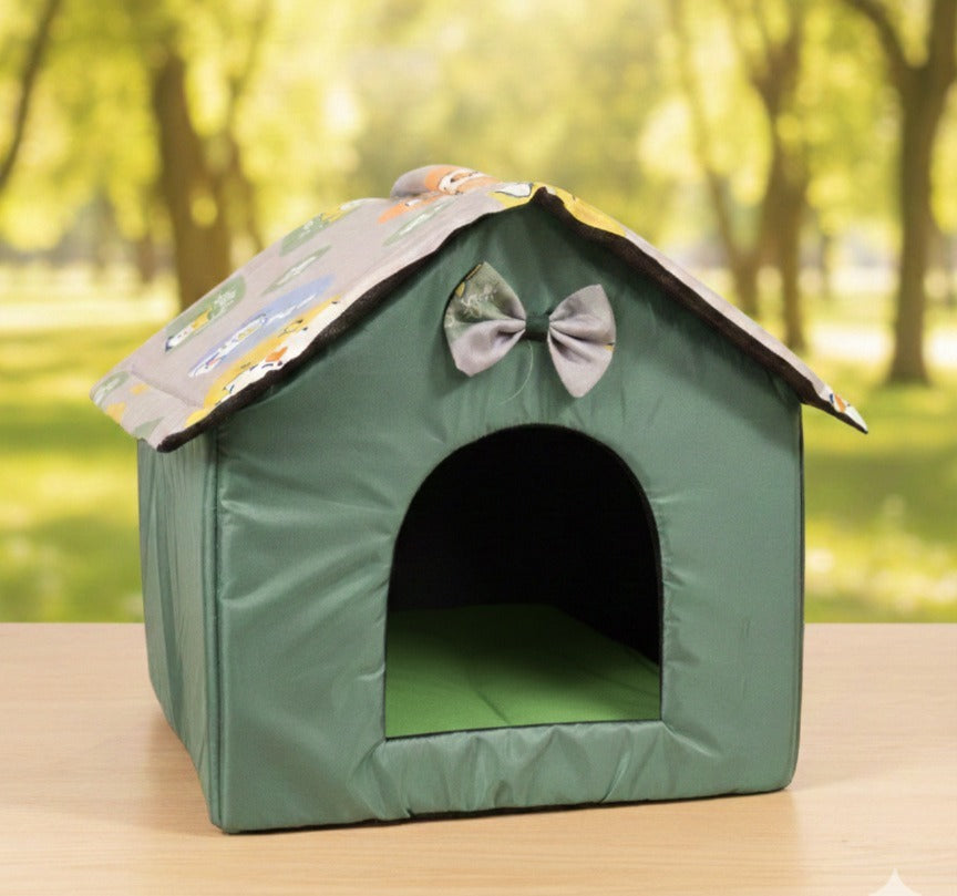 Cozy Cat Bow House