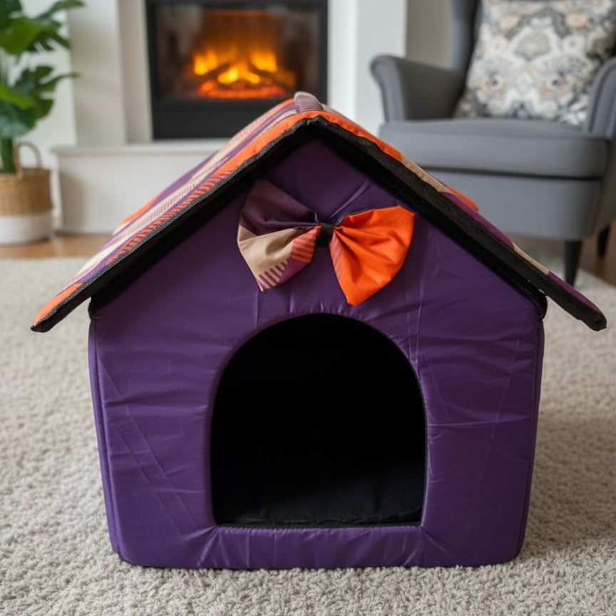 Cozy Cat Bow House