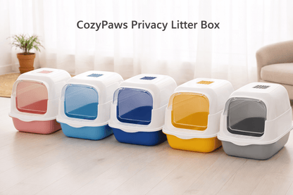 CozyPaws Privacy Litter Box