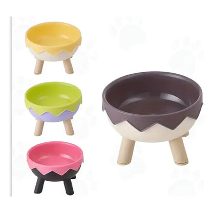 Egg Shell Design High-legged Bowl