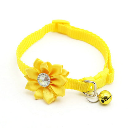 Diamond Flower Collar for Cats