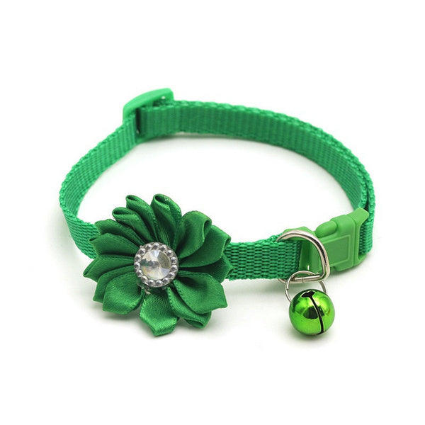 Diamond Flower Collar for Cats
