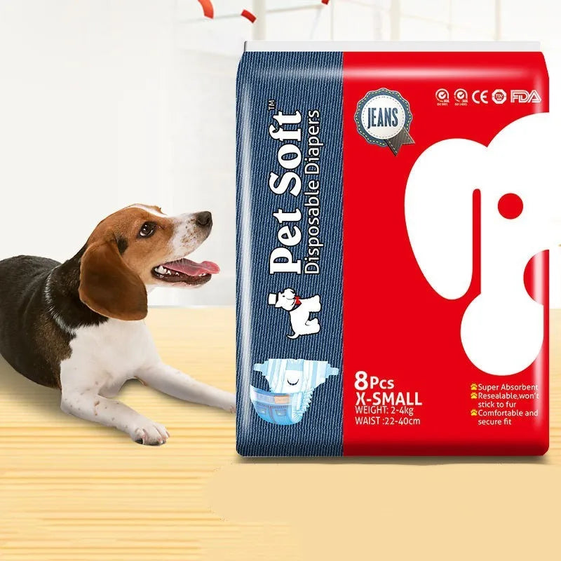 Pet Diaper for Cats & Dogs (1 Piece)