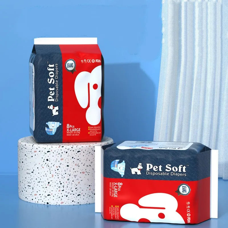 Pet Diaper for Cats & Dogs (1 Piece)