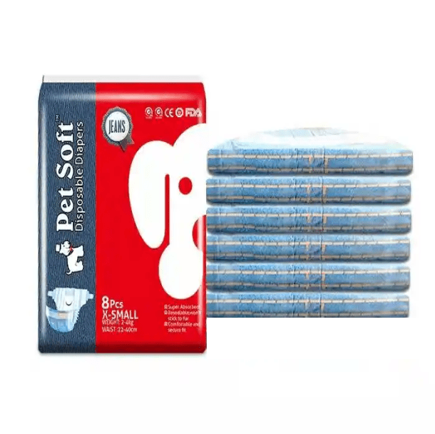 Pet Diaper for Cats & Dogs (1 Piece)