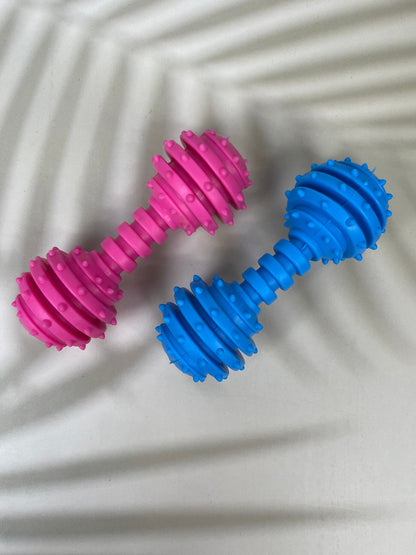 Dog Puppy Dumbbell Teether Toy Bone Puppy Chewing Toy