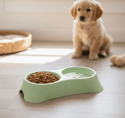 Elegant Double Bowl For Cats & Puppies