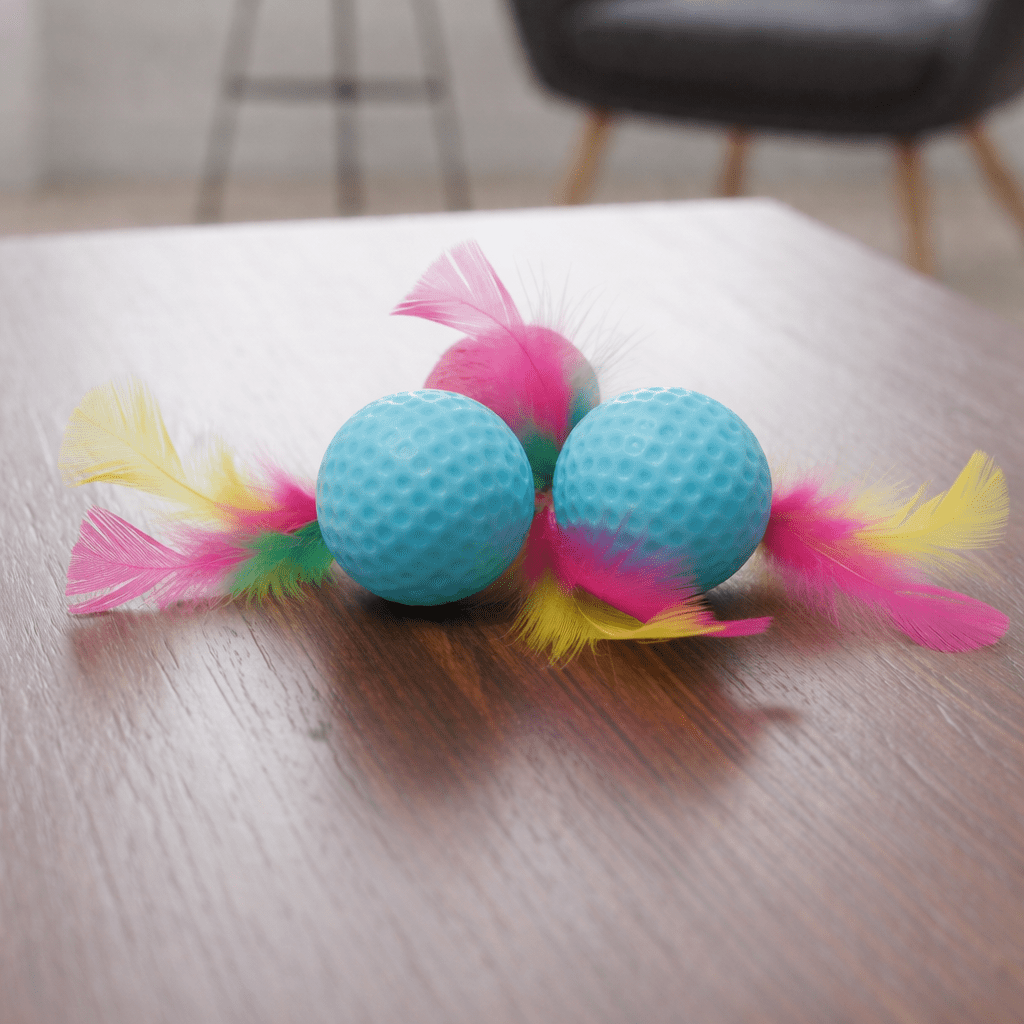 Feather Balls For Cats