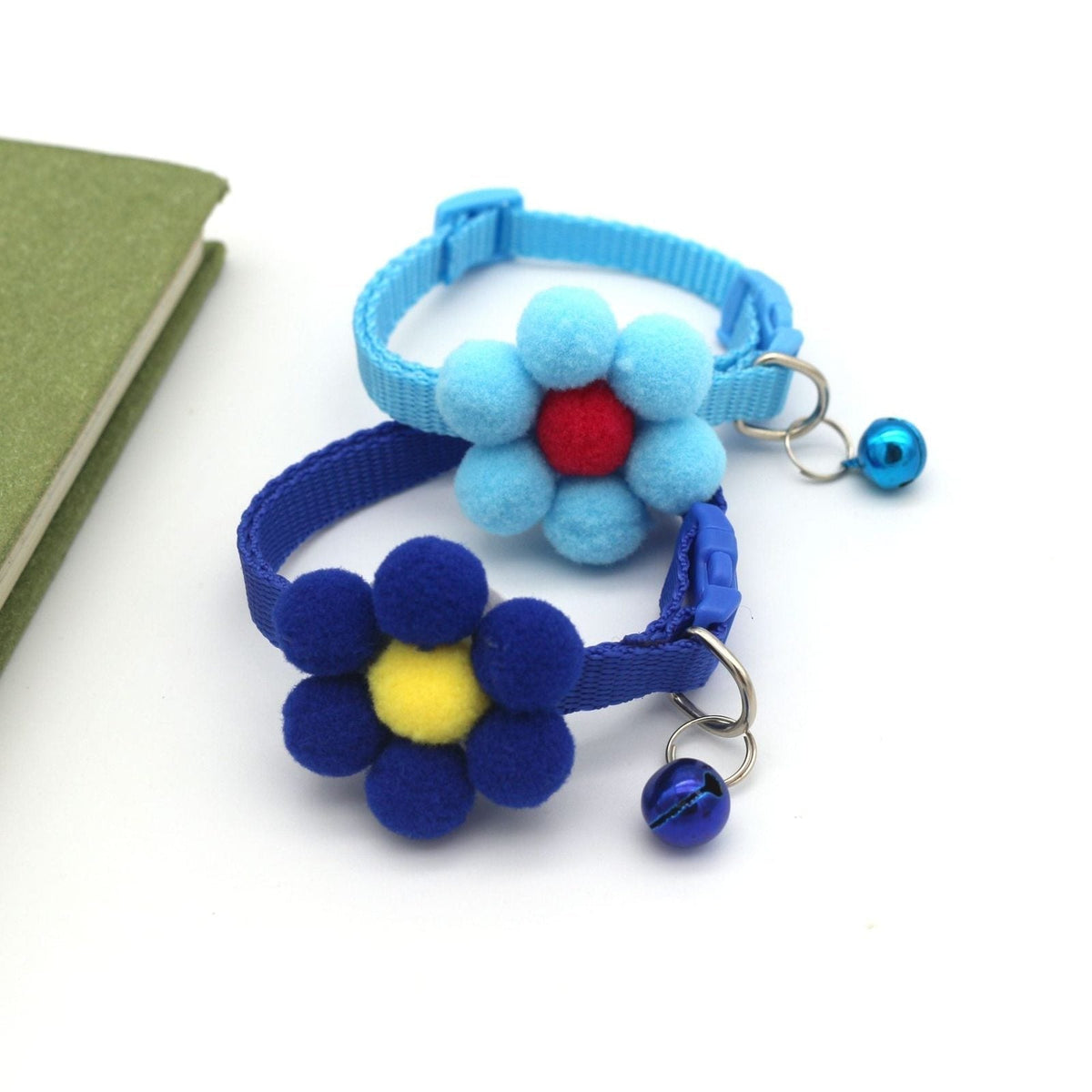 Flower Cat Collar with Bead
