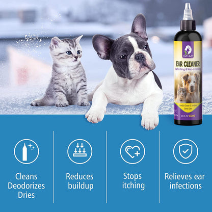 Fluffn Buff Ear Cleaning Liquid for Cats & Dogs