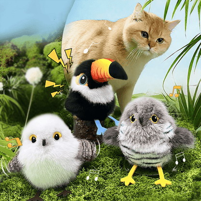 Chirping Bird Toy for Cats