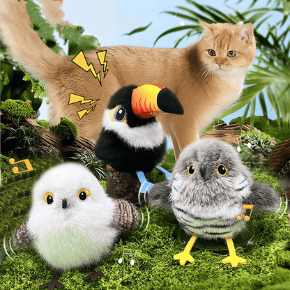 Chirping Bird Toy for Cats