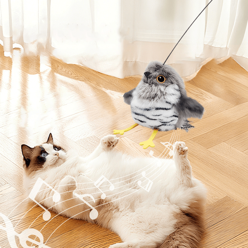 Chirping Bird Toy for Cats