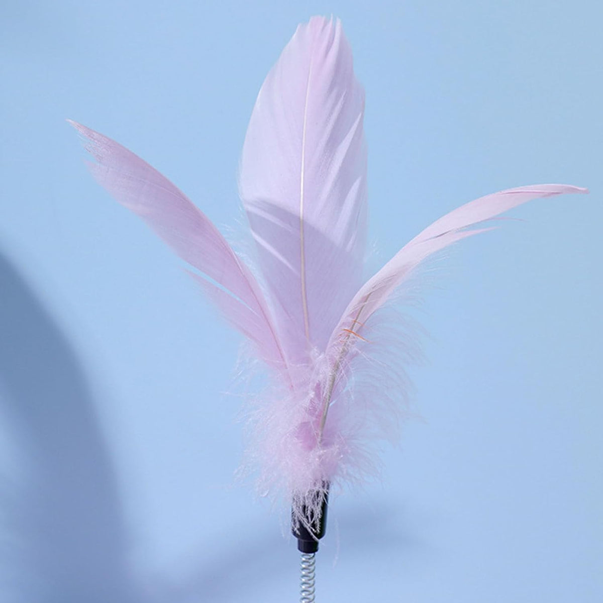 Four-Layer Space Tower With Feather Teaser Stick