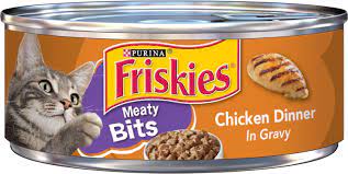 Purina Friskies Tin Meaty Bits Wet Food for Cats