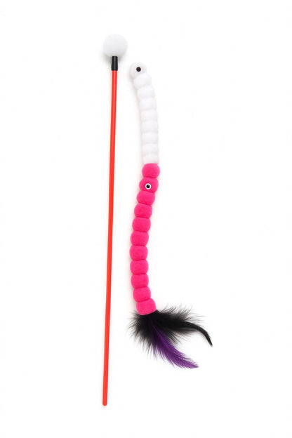 Funny Cat Playing Stick Beads