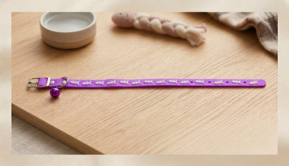 Fish/Cat Design Silicone Cat Collar