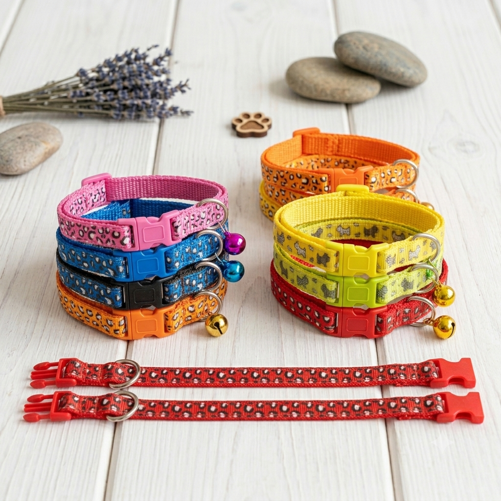 Leopard Print Cat Collar