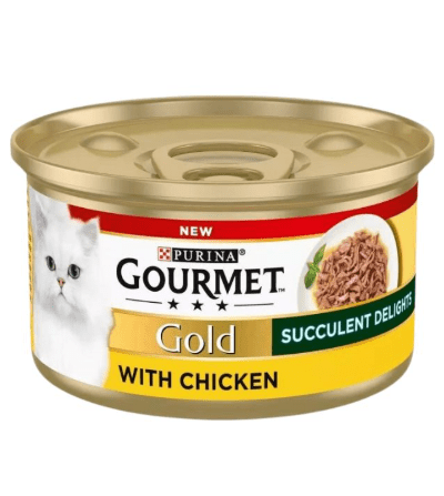 Gourmet Gold Tin Succulent Delight Wet Cat Food