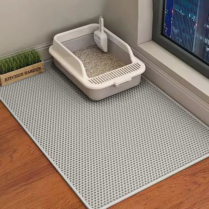 XL Durable Double Layer Scratching Cat Litter Mat