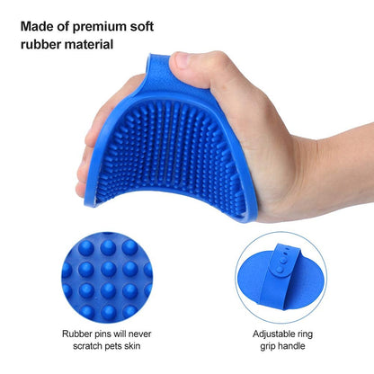 Hand Grooming Glove Silicon Brush for Cats and Dogs
