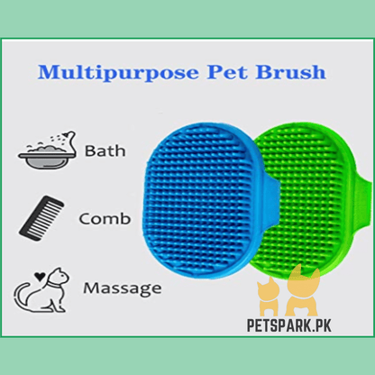 Hand Grooming Glove Silicon Brush for Cats and Dogs