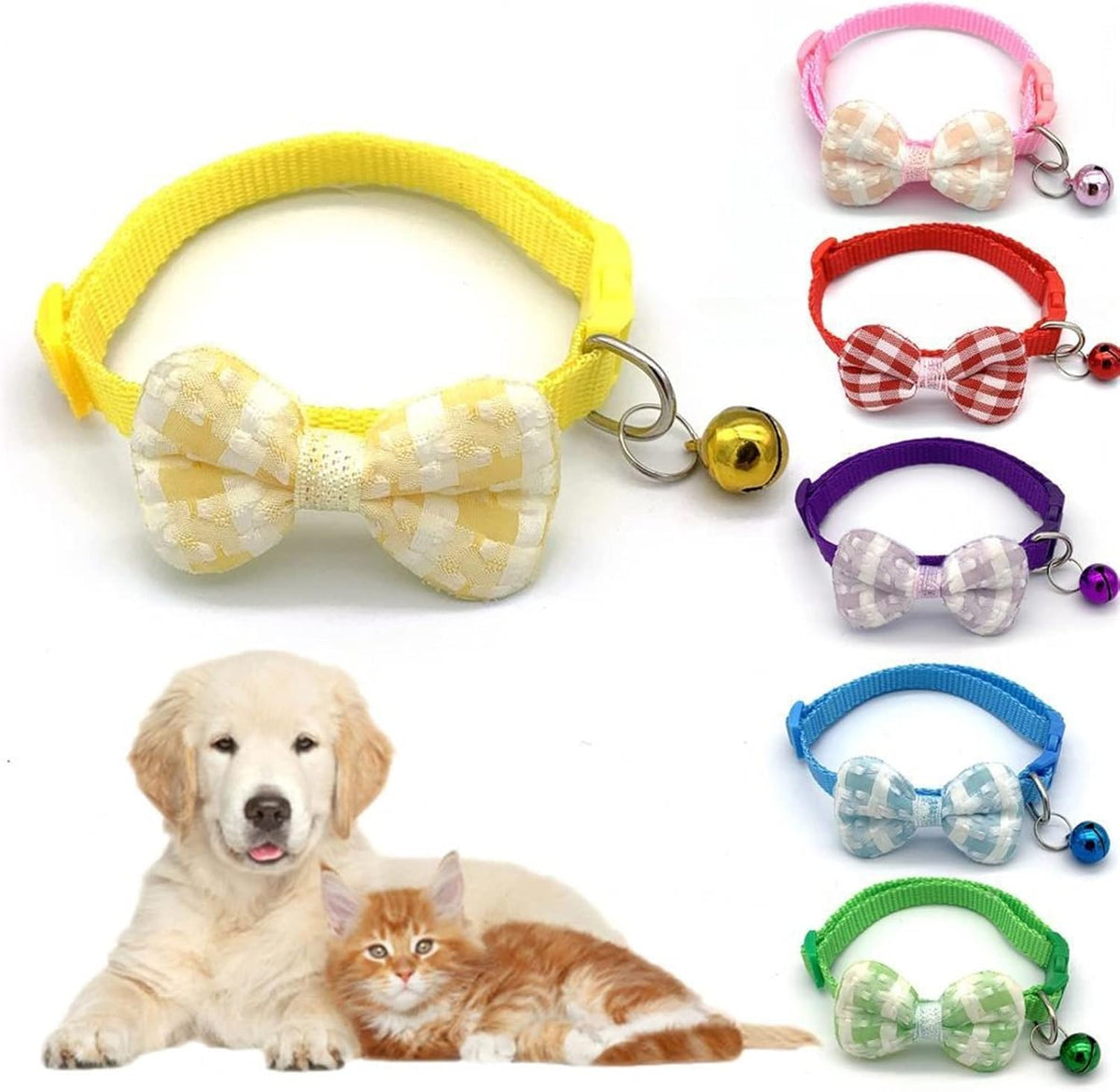 Handmade Cute Bow Collars Adjustable