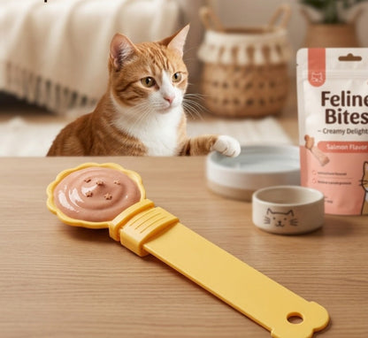 HappyCat Treat Spoon and Dispenser