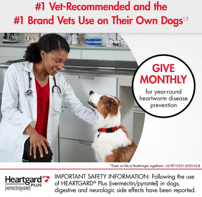 Heartgard Plus Chew for Dogs, 51-100 lbs * 1 Tablet