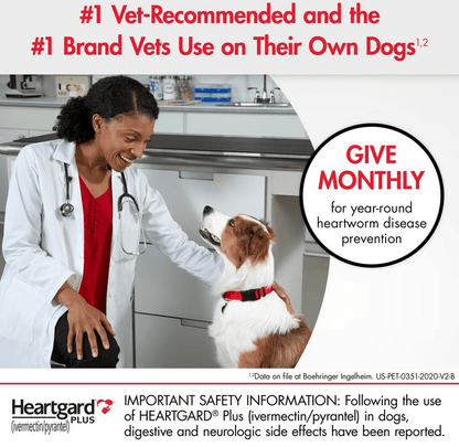 Heartgard Plus Chew for Dogs, 51-100 lbs * 1 Tablet