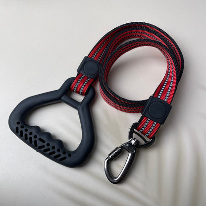 Heavy Duty Dog Leash with Military Grade Carabiner and Strong Rubber Handle