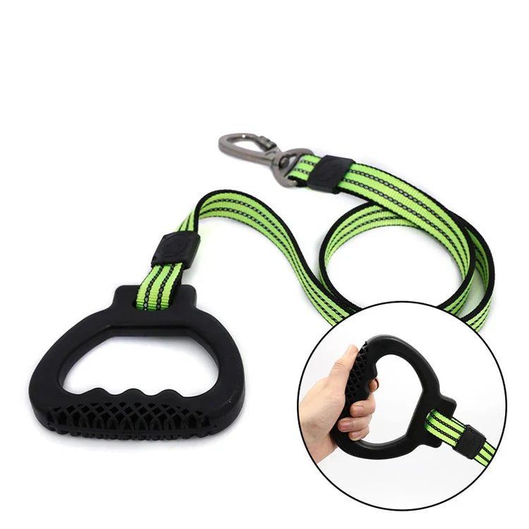 Heavy Duty Dog Leash with Military Grade Carabiner and Strong Rubber Handle