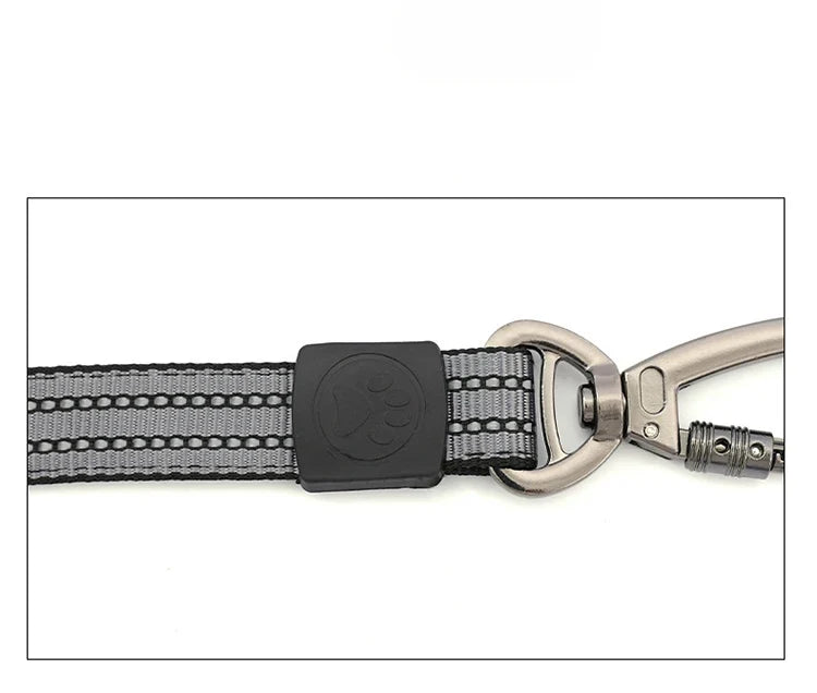 Heavy Duty Dog Leash with Military Grade Carabiner and Strong Rubber Handle