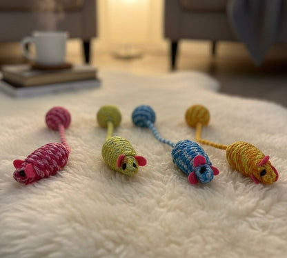 Interactive Cute Cat Teaser Mouse Toy