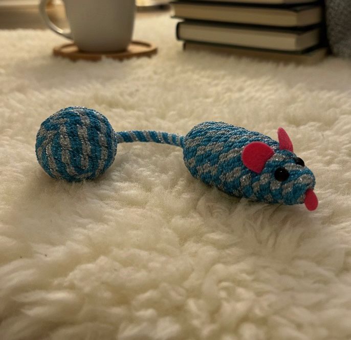Interactive Cute Cat Teaser Mouse Toy