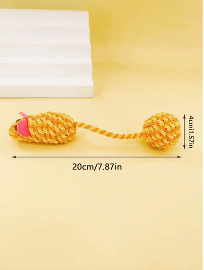 Interactive Cute Cat Teaser Mouse Toy