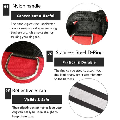 K9 No Pull Adjustable Harness For Dogs Imported