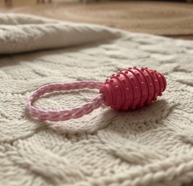 KONG - Puppy Toy Natural Teething Rubber - Kong Dog Toy