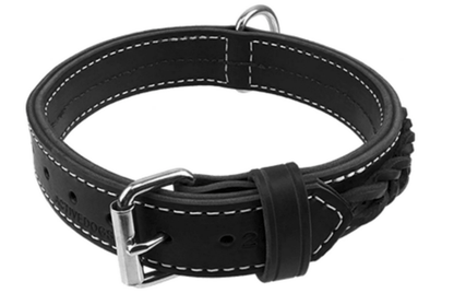 Original Leather Braided King Collar