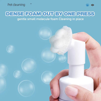 No-Rinse Pets Foaming Cleanser with Brush Head - 150ml