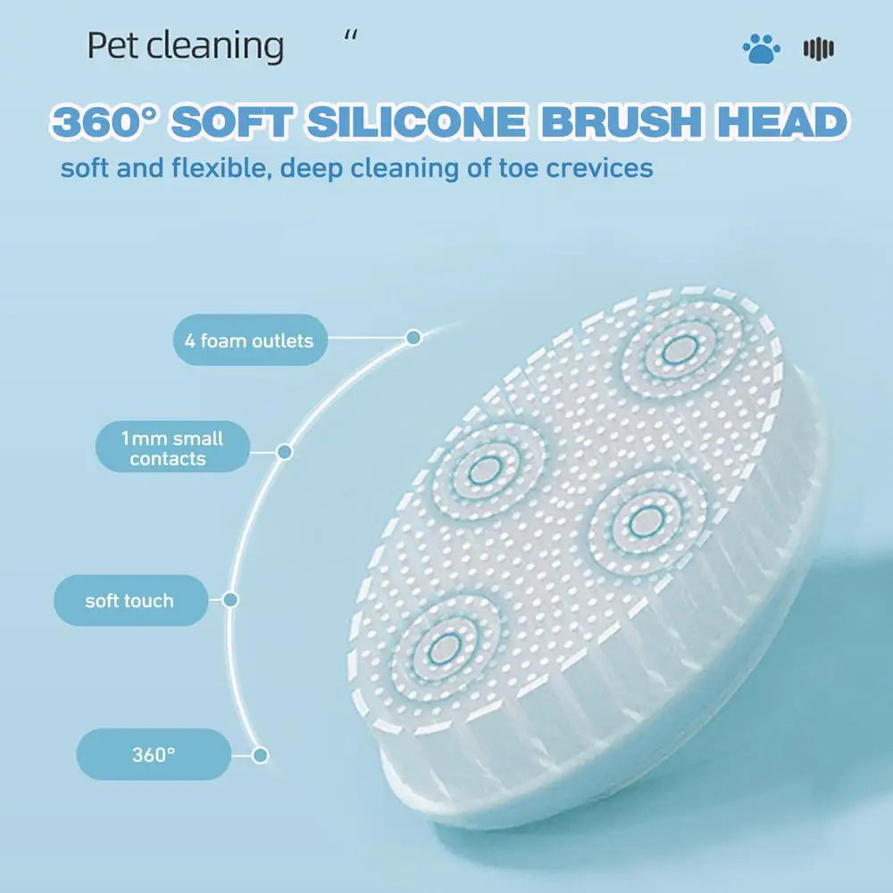 No-Rinse Pets Foaming Cleanser with Brush Head - 150ml