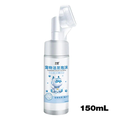 No-Rinse Pets Foaming Cleanser with Brush Head - 150ml