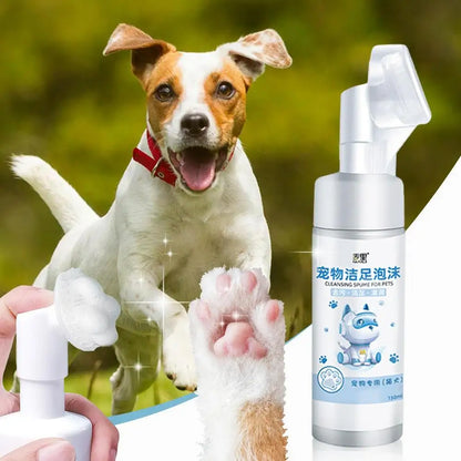 No-Rinse Pets Foaming Cleanser with Brush Head - 150ml