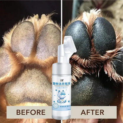 No-Rinse Pets Foaming Cleanser with Brush Head - 150ml