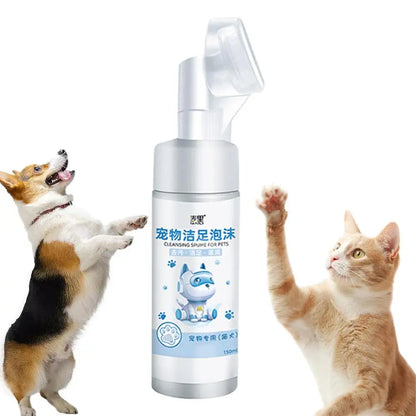 No-Rinse Pets Foaming Cleanser with Brush Head - 150ml